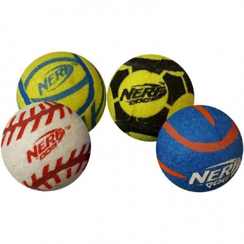 Nerf Dog Solid Tuff Sports Balls - Dog Toys