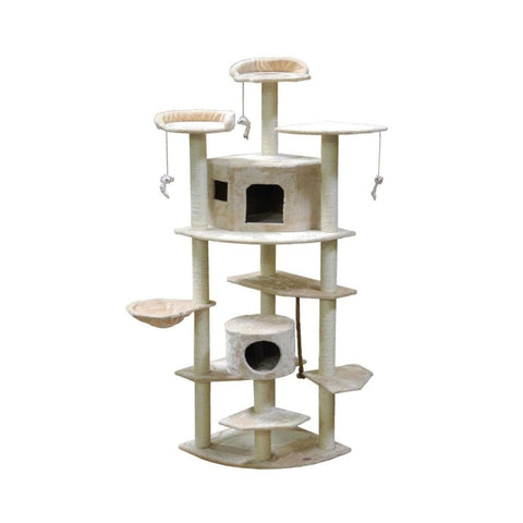 Go Pet Club Two Condo Cat Tree - Scratchers & Poles