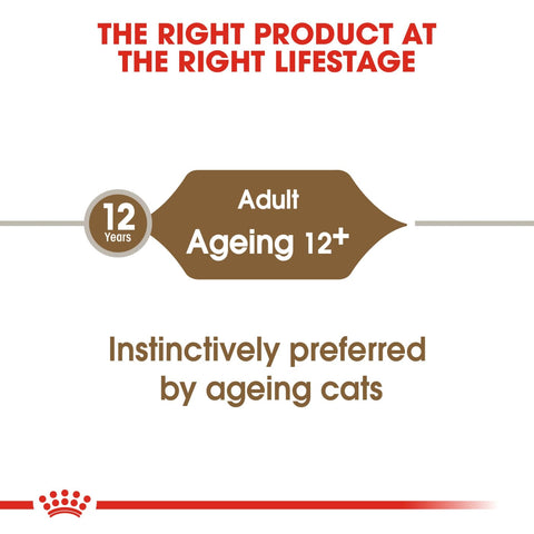 Royal Canin Ageing Cat 12+ Years (12x85g Pouches) - Cat Food