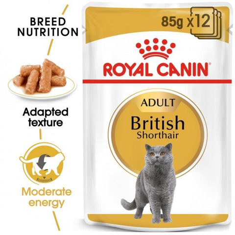 Royal Canin Breed Nutrition - British Shorthair (12x85g 