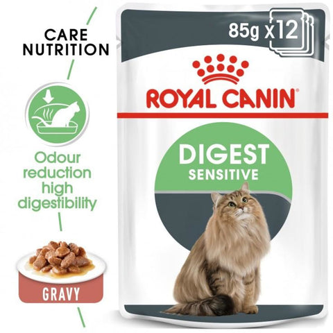 Royal Canin Feline Health Digest Sensitive (12x85g Pouches) 