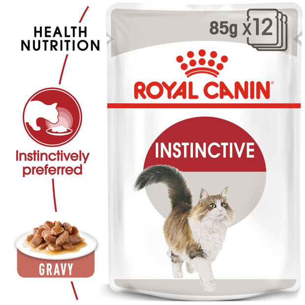 Royal Canin Feline Health Nutrion Instinctive with gravy pouches