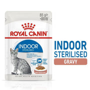 Royal Canin FHN Indoor Sterilised with Gravy (12x85g 