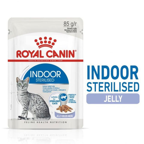 Royal Canin FHN Indoor Sterilised with Jelly (12x85g 