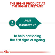 Royal Canin Instinctive 7+ in Gravy (12x85g Pouches) - Cat 