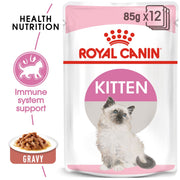 Royal Canin Kitten Instinctive in Gravy (12x85g Pouches) - 