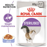 Royal Canin Sterilised Adult Cat in Jelly (12x85g Pouches) -