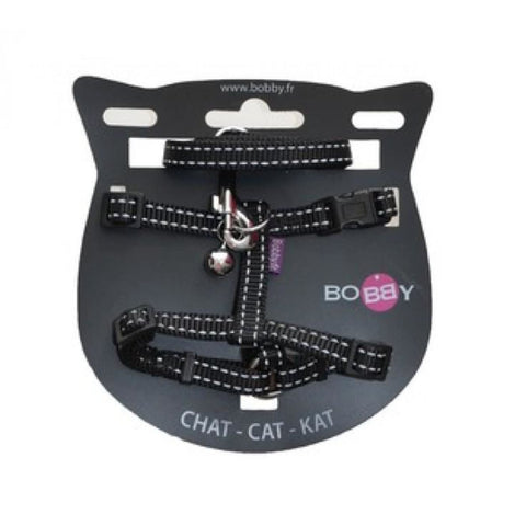 Safe Harness & Lead - Black - Cat Collars & Tags