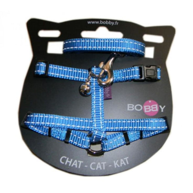 Safe Harness & Lead - Blue - Cat Collars & Tags