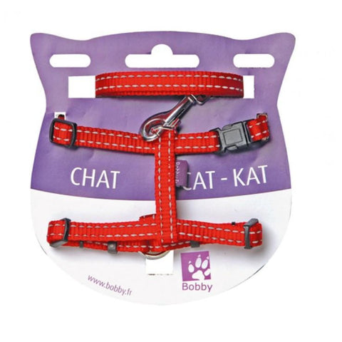 Safe Harness & Lead - Red - Cat Collars & Tags