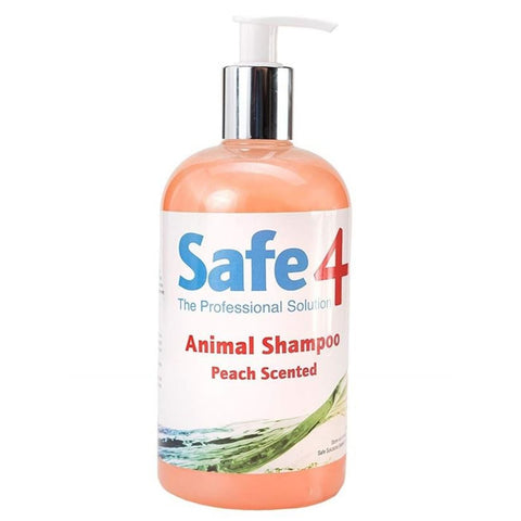 Safe4 Animal Shampoo - Peach 500ml - First Aid