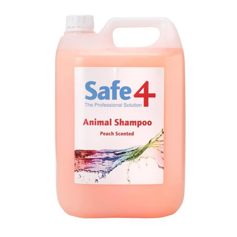 Safe4 Animal Shampoo - Peach 5L - First Aid