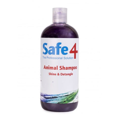 Safe4 Animal Shampoo - Shine & Detangle 500ml - First Aid