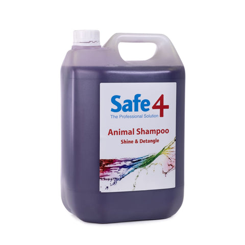 Safe4 Animal Shampoo - Shine & Detangle 5L - First Aid