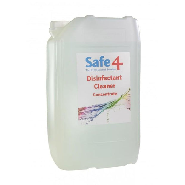 Safe4 Concentrated Disinfectant - Clear 25L - First Aid