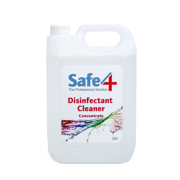 Safe4 Concentrated Disinfectant - Clear 5L - First Aid
