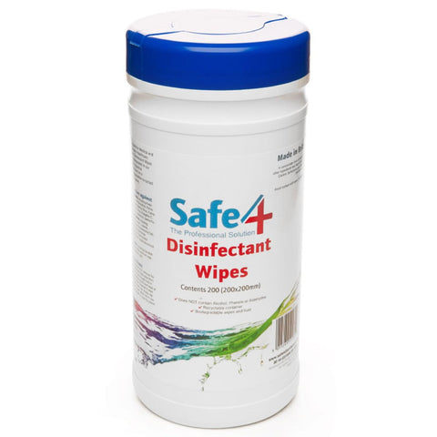 Safe4 Disinfectant Wipes - First Aid