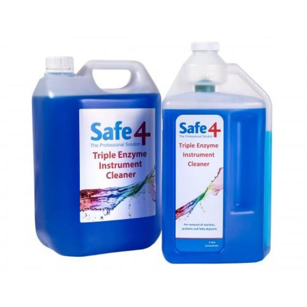 Safe4 Triple Enzyme Instrument Cleaner 5L - First Aid