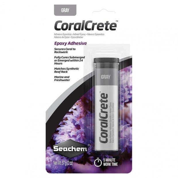 Seachem CoralCrete (Grey) - Aquarium Decor