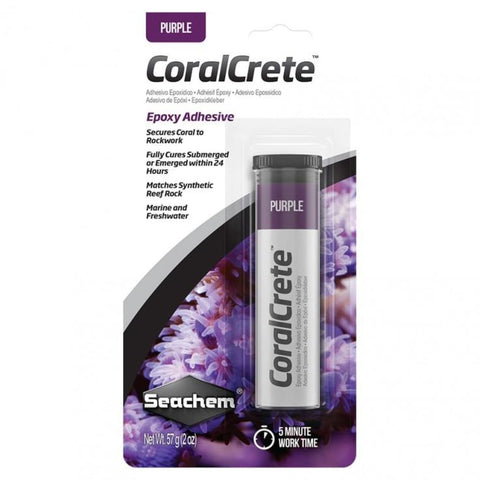 Seachem CoralCrete (Purple) - Aquarium Decor