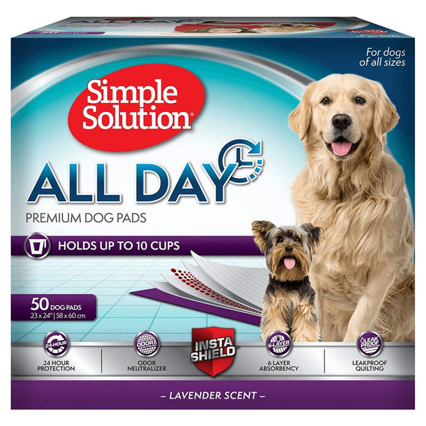 Simple Solution 6-Layer All Day Premium Dog Pads - Hygeine &