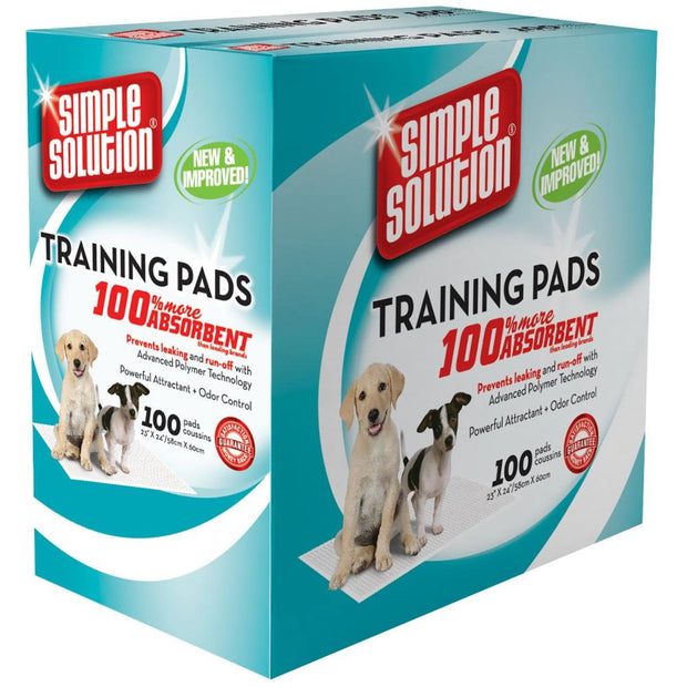 Simple Solution Puppy Training Pads - 100 Pads - Hygeine & 