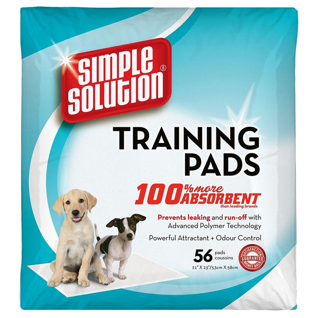 Simple Solution Puppy Training Pads - 56 Pads - Hygeine & 