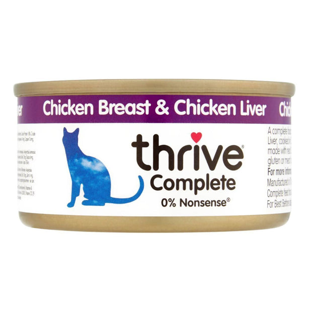 Thrive Cat Complete Chicken with Liver 75g - Cat Food