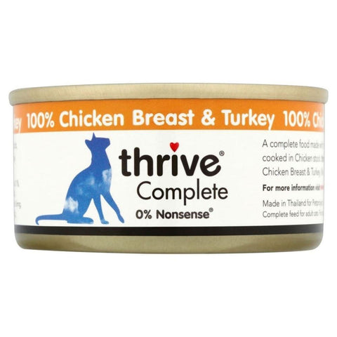 Thrive Cat Complete Chicken with Turkey 75g - Cat Food
