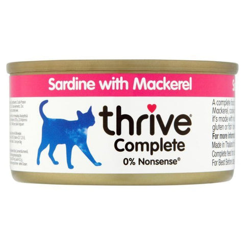 Thrive Complete Cat Sardine with Mackerel (75g Tin) - Cat 