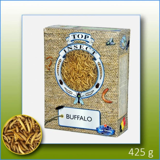 Topinsect Frozen Buffaloworms 1L (425g) - Food & Health