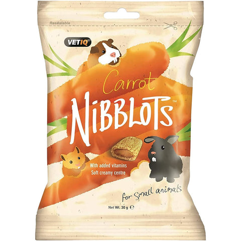 VetIQ Nibblots Small Animal Treats - Carrot - Treats & Chews