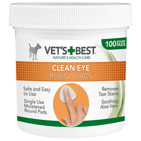 Vets Best Clean Eye Round Pads - Healthcare & Grooming