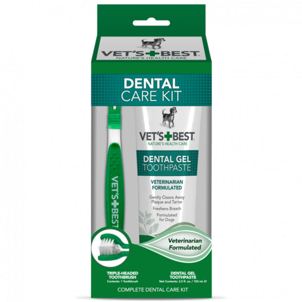Vets Best Complete Enzymatic Dental Care Kit - Healthcare & 