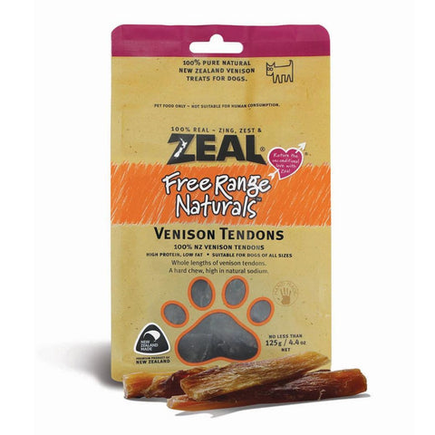 Zeal Venison Tendons - Dog Treats