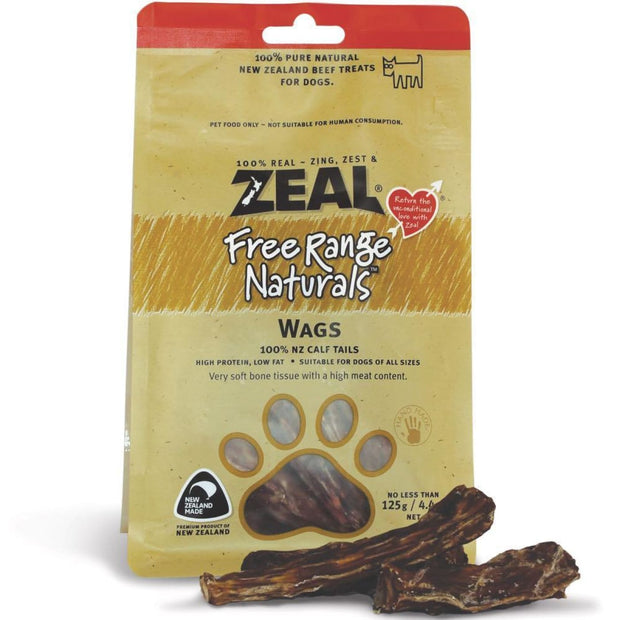 Zeal Wags Calf Tails - Dog Treats