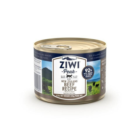 Ziwi Peak Cat Wet Recipe - Beef - 185gr - Cat Food