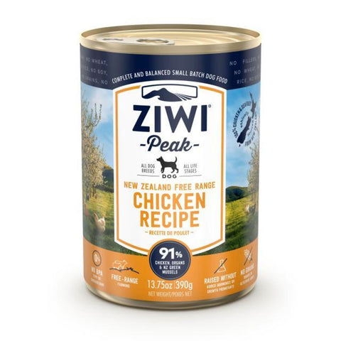 Ziwi Peak Dog Wet Recipe - Chicken (390g) - Dog Food