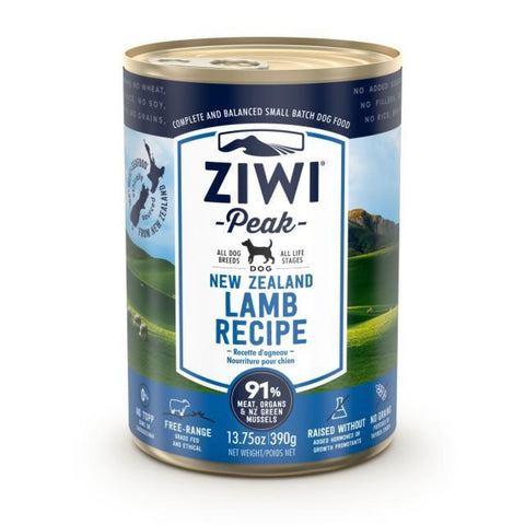 Ziwi Peak Dog Wet Recipe - Lamb (390g) - Dog Food