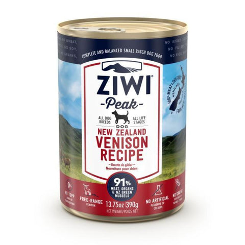 Ziwi Peak Dog Wet Recipe - Venison (390g) - Dog Food