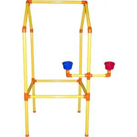 ZooMax Parrot Stand with Bowls - Bird Cages & Homes
