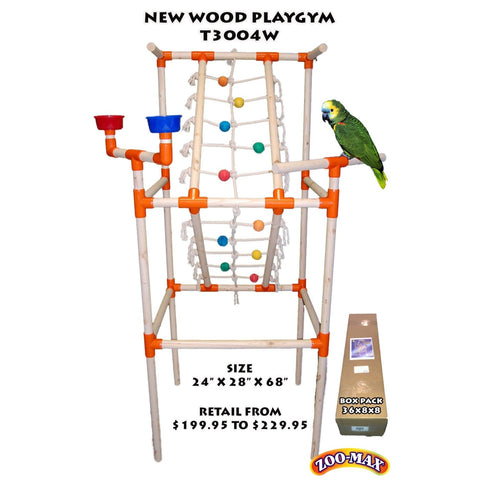 ZooMax Playgym Wood - Bird Cages & Homes