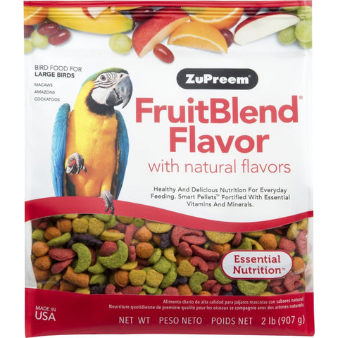 ZuPreem FruitBlend Flavor Large Bird Food - 907g - Bird Food