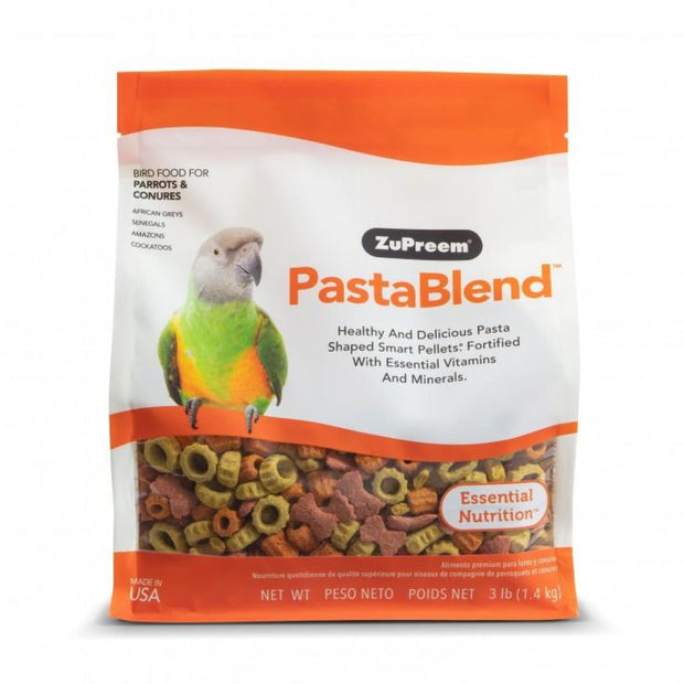 Zupreem PastaBlend Medium & Large Parrot Food 1.4kg - Bird 